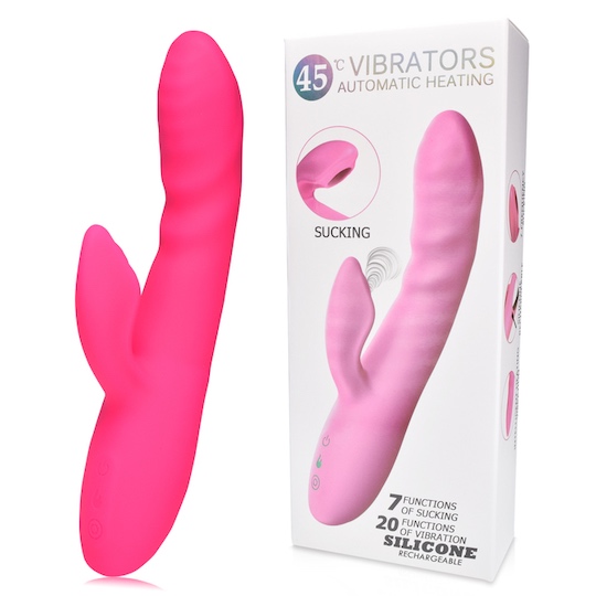 Legendary Vibrator Rose - Vaginal vibrator dildo with suction and warming functions - Kanojo Toys