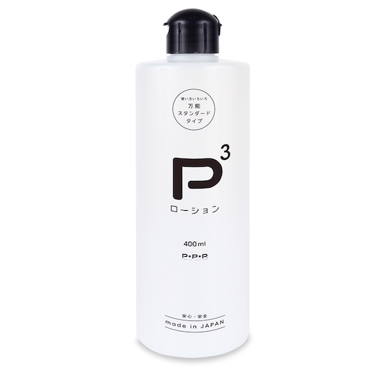 P3 Lubricant 400 ml (13.5 fl oz) - All-around lube for masturbation, toys, foreplay, sex - Kanojo Toys