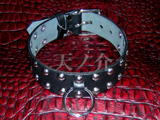 Female Sex Slave Neck Collar - BDSM leather restraint item - Kanojo Toys