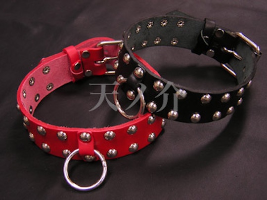 Female Sex Slave Neck Collar - BDSM leather restraint item - Kanojo Toys