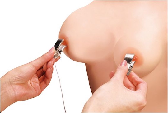 Techno Pulse Super Ultimate Plug S Vibrator - Vibrating vagina dildo and nipple clamps - Kanojo Toys