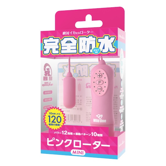 Pink Rotor Type-R Mini Vibrator - Waterproof bullet vibe for women and couples - Kanojo Toys