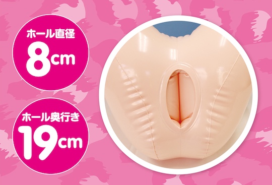 2.5D Girlfriend Sex Doll Missionary Position Version - Inflatable mini schoolgirl sex doll with anime character face - Kanojo Toys