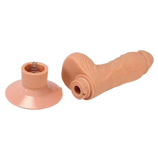Fuktion Cups Vibrating Cock Dildo - Powered Japanese penis toy with suction cup - Kanojo Toys