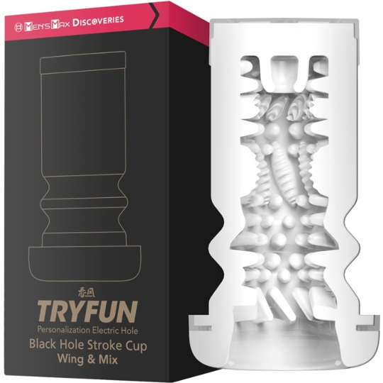 Tryfun Black Hole Stroke Cup Inner Cup Wing and Mix - Replacement sleeve for Tryfun Black Hole Stroke Cup masturbation machine - Kanojo Toys