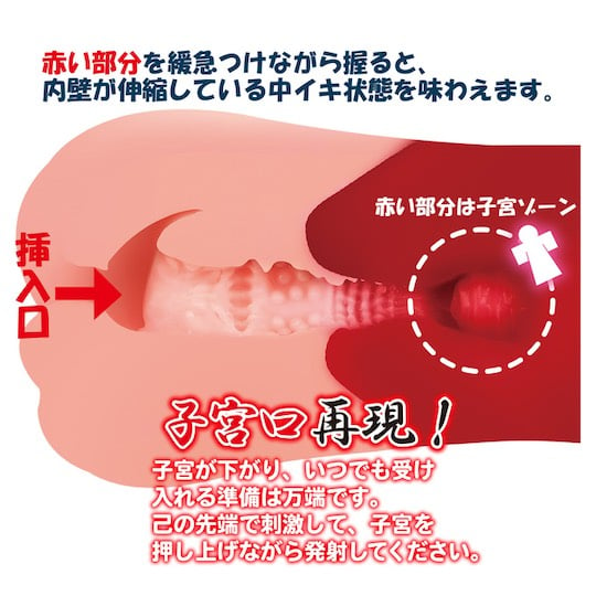 Shrine Maiden Miko-chan Onahole - Masturbator toy with realistic cervix - Kanojo Toys