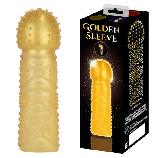 Golden Sleeve 1 - Penis extension sleeve - Kanojo Toys