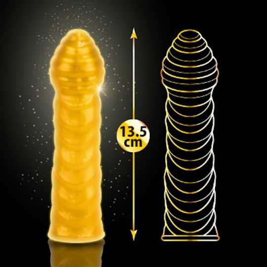 Golden Sleeve 3 - Penis extension sleeve - Kanojo Toys
