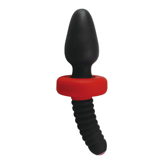 Minority Extra Thick Anal Vibrating Plug Black - Thick anal vibrator - Kanojo Toys