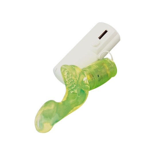 Orgaster Vibrator Green - Vaginal G-spot and clitoral vibe toy - Kanojo Toys
