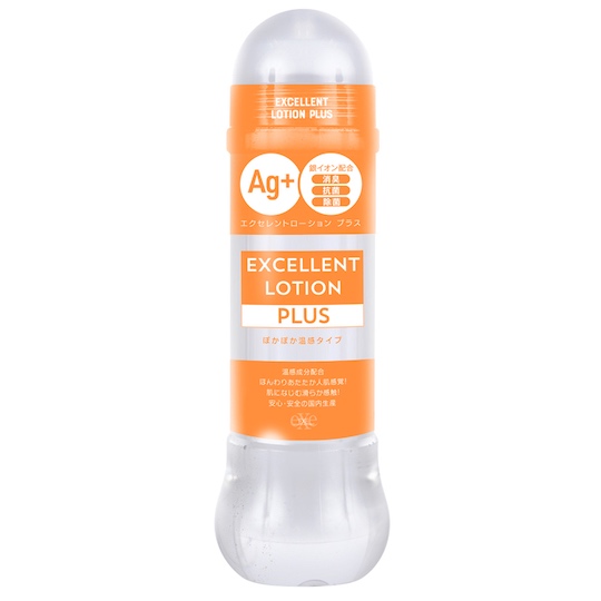 Excellent Lotion Plus Warming Type Ag+ Lubricant 600 ml (20.3 fl oz) - Heating lube with silver ions - Kanojo Toys