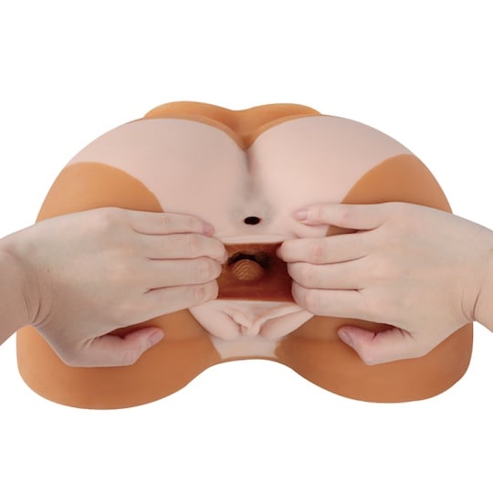 Tanned Gyaru Bitch Hole Buttocks Onahole - Double-hole hips and ass masturbator - Kanojo Toys