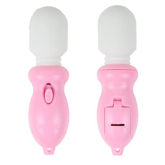 Poporo Mini Denma Vibrator Pink - Compact massager wand vibe - Kanojo Toys