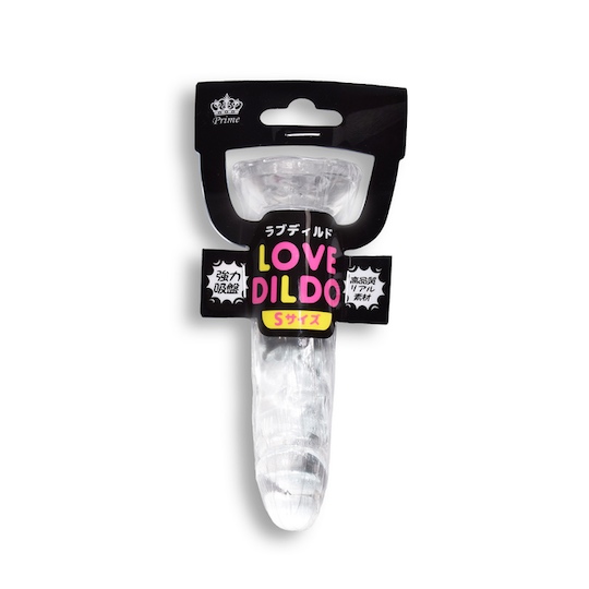 Love Dildo S Size - Clear, see-through cock dildo toy - Kanojo Toys