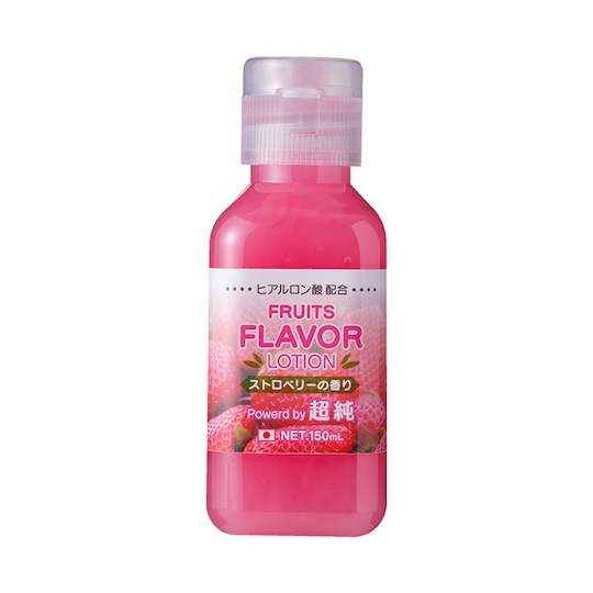 Fruits Flavor Lotion Strawberry Lubricant - Fruit-scented lube - Kanojo Toys