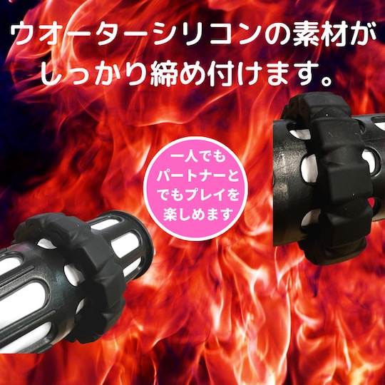 Back Fire the Ring Wheel Cock Ring - Penis ring in tire shape - Kanojo Toys