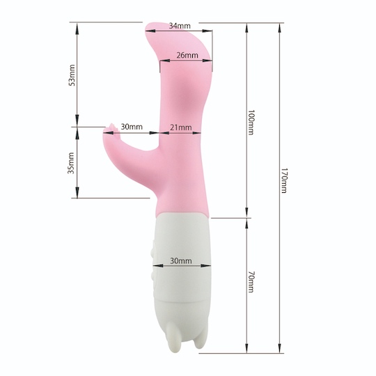 Kishin V-Shocker Vibrator Pink - G-spot vaginal and clitoral stimulator vibe - Kanojo Toys