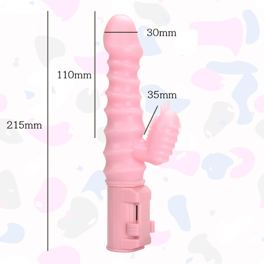 Lesson Vibrator Cum Inside - Vibrating dildo with swinging head - Kanojo Toys