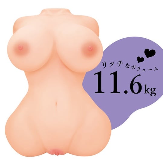 Fappable Body - Torso masturbator with vagina and H-cup breasts - Kanojo Toys
