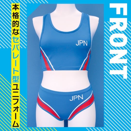Otoko no Ko Track and Field Uniform for Crossdressers Pastel Blue - Japanese athletic female student sports outfit costume - Kanojo Toys