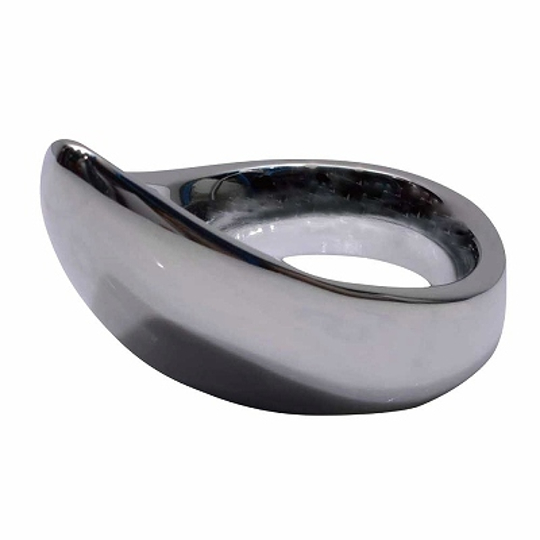 Heavy Metal Cock Ring Teardrop 4.5 cm (1.8") - Weighty, solid penis ring - Kanojo Toys