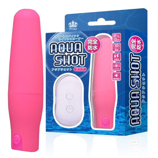 Aqua Shot Vibe Pink - Fully waterproof vibrator - Kanojo Toys