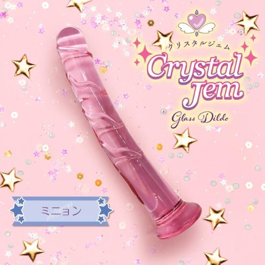 Crystal Gem Mignon Glass Dildo - Penis-shaped glass toy - Kanojo Toys