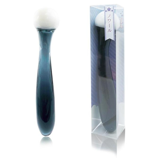 Crystal Gem Noir Glass Dildo - Beautiful glass sex toy - Kanojo Toys