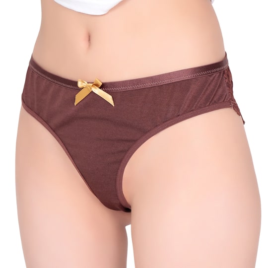 Chocolate-Scented High Waist Panties - Sexy fragranced panties with lacy backside - Kanojo Toys