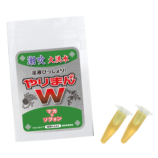 Yariman Double Squirting Flood Drink Maca and Sophon - Lubrication-enhancing supplement for women - Kanojo Toys