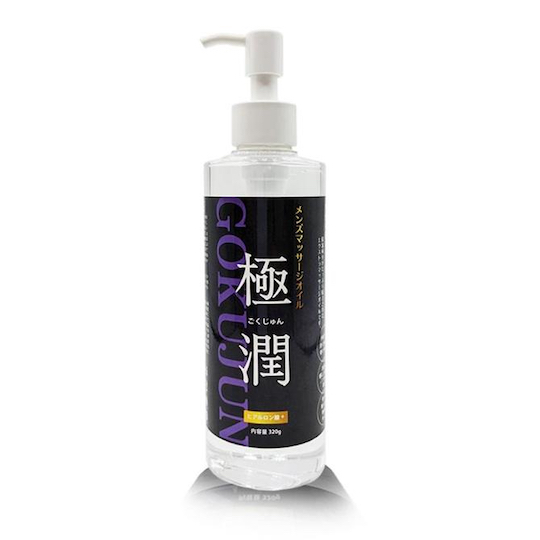 Gokujun Massage Oil for Men - Water-based oil for sexual, sensual massages - Kanojo Toys