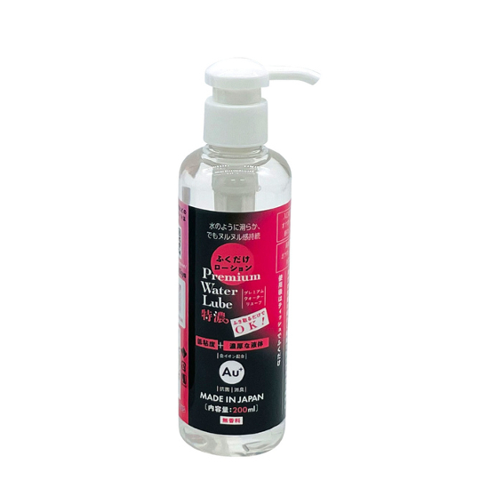 Wipe-Clean Premium Water Lube Extra Thick 200 ml (6.8 fl oz) - Smooth slippery lubricant for masturbators - Kanojo Toys