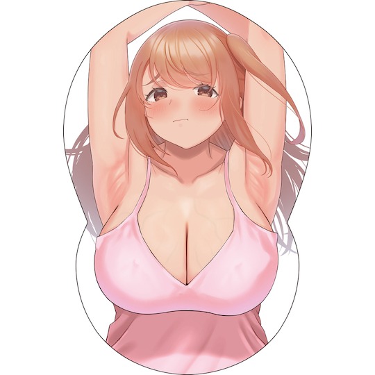 Oppai Board Cover 30 Busty Shy Girl - Paizuri breasts fetish cover - Kanojo Toys