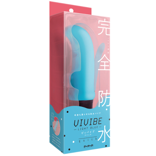 Vivibe Quick Blue Vibrator - Waterproof vibrating dildo - Kanojo Toys