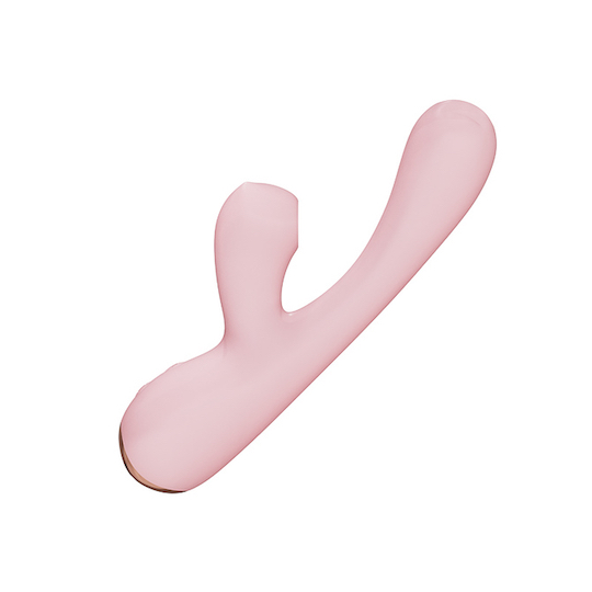 Hello Mia Suction-Vibration Toy Pink - G-spot stimulation vibrator for vagina, nipples, clitoris - Kanojo Toys