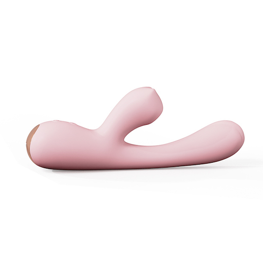 Hello Mia Suction-Vibration Toy Pink - G-spot stimulation vibrator for vagina, nipples, clitoris - Kanojo Toys