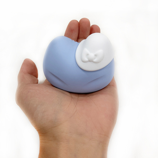 Miss Neko Suction and Vibration Toy Blue - Double-function vibrator with suction and vibration stimulation - Kanojo Toys