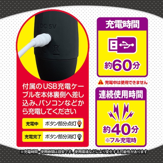 Zeccho Vibrator Matte Black - Powerful, compact massager wand toy - Kanojo Toys