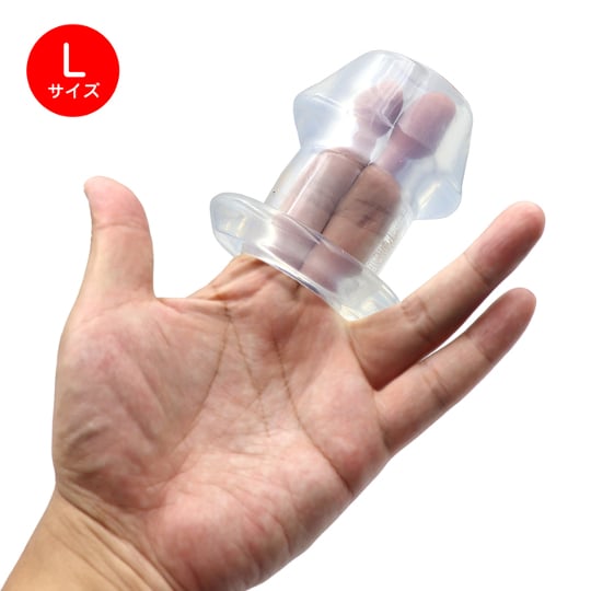 Expansion Tunnel Plug L - Transparent vaginal and anal spreader - Kanojo Toys