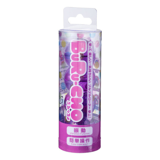 BuRu-Cho Vibe Clear Purple - Cute transparent vibrator - Kanojo Toys