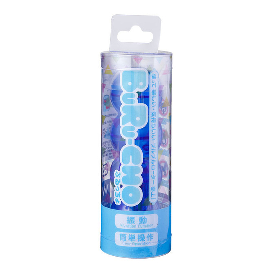 BuRu-Cho Vibe Clear Blue - Cute, transparent vibrator - Kanojo Toys