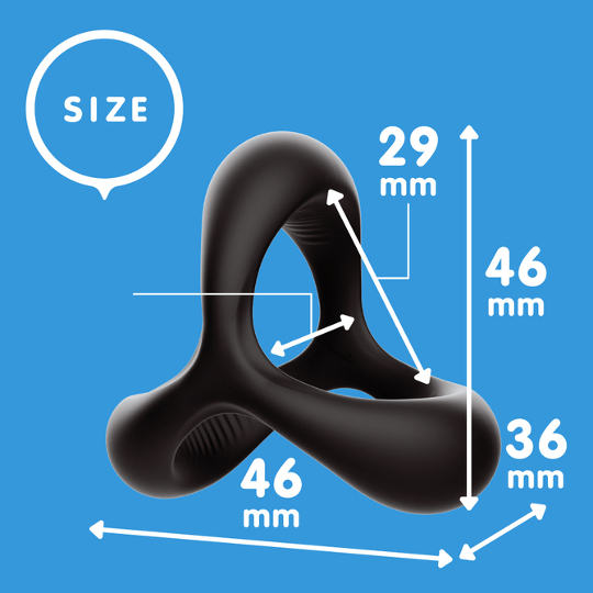 Super Punitto Ring Delta Hard - Flexible, sturdy cock ring - Kanojo Toys
