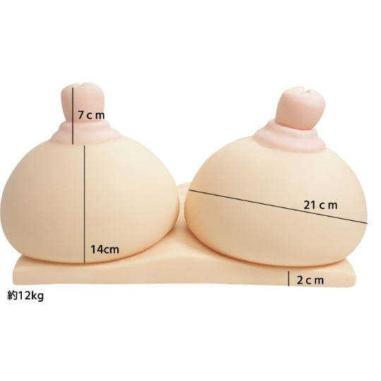 Chichi Ireta Big Fuckable Tits Breasts - Unique nipple fucking titjob toy - Kanojo Toys