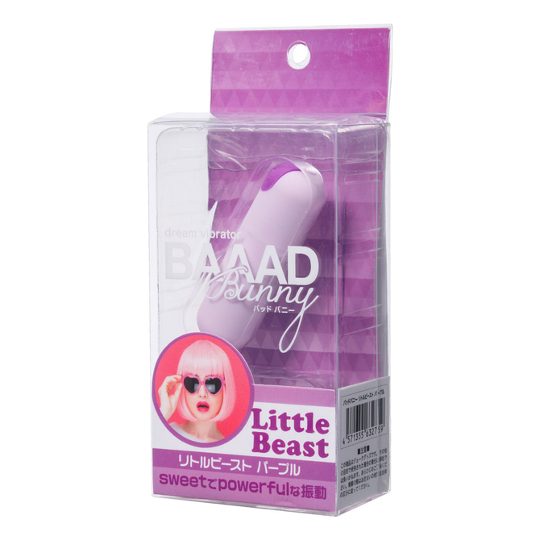 Baaad Bunny Little Beast Bullet Vibrator Purple - Pocket-sized powerful vibe - Kanojo Toys
