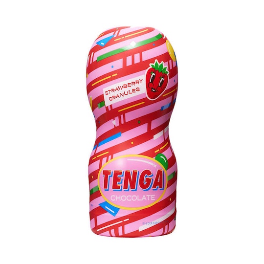 Tenga Chocolate Strawberry Granules - Chocolates in Tenga Cup shape - Kanojo Toys