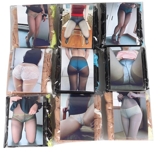 Used Panties and Stockings with Photos (50 Pack) - Worn underwear fetish items - Kanojo Toys