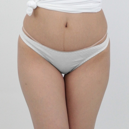 Skin-Friendly Cotton Full-Back Panties L White - Innocent-looking underwear for women - Kanojo Toys
