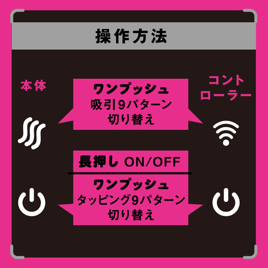 Chupa-Chupa Cunni Vibe Pink - Dual stimulation sucking and tapping vibrator - Kanojo Toys