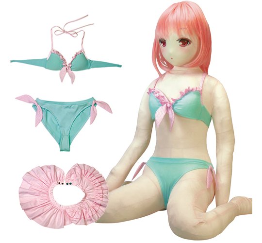 Usahane Air Doll Bikini - Blow-up doll cosplay clothes set - Kanojo Toys