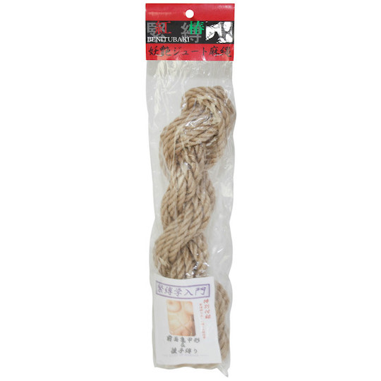 Benitsubaki Color of Seduction Jute Hemp Rope Natural - Shibari BDSM restraint rope - Kanojo Toys